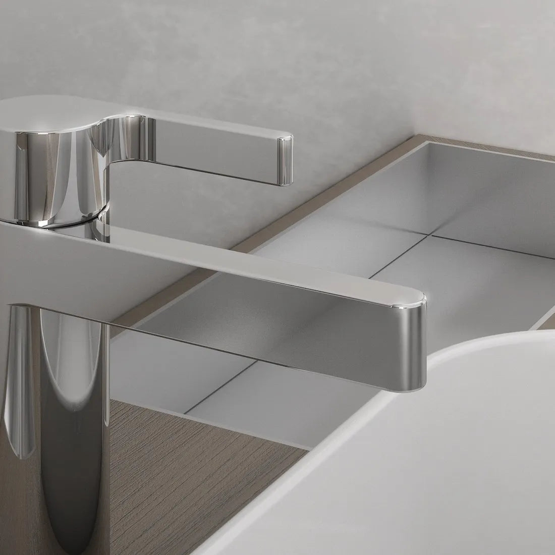 Miscelatore Monocomando Lavabo Do Re Mi Cromato Webert