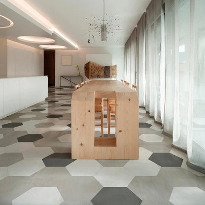 Domus Sabbia Esagona 40x35 Bordo Nat. Matt Savoia Italia