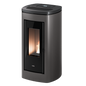 Eclipse Plus 11 Titanium-Antracite Stufa a Pellet 10,5 Kw Canalizzata Ad Aria CADEL