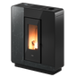 Elle Plus 9 Up-Twin Pietra Nero Greco Stufa a Pellet 8,5 Kw Canalizzata Ad Aria CADEL