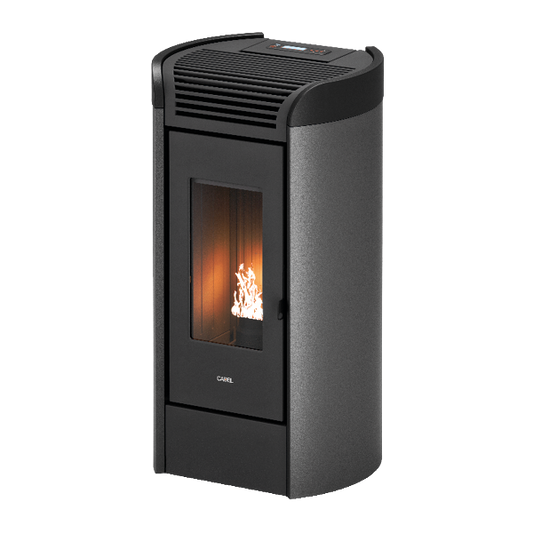 Fenice 11 Titanium Antracite Stufa a Pellet 10,5 Kw Ad Aria CADEL