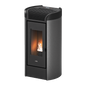 Fenice 11 Titanium Antracite Stufa a Pellet 10,5 Kw Ad Aria CADEL