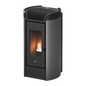 Fenice Plus 11 Titanium-Antracite Stufa a Pellet 10,5 Kw Canalizzata Ad Aria CADEL