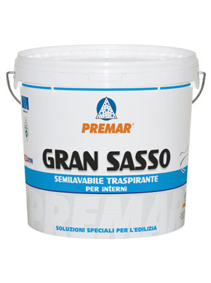 Idropittura Semilavabile Gran Sasso Premar Bianca Opaca 14 Litri
