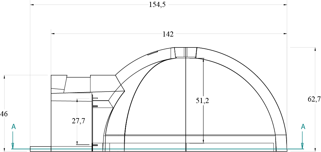 Four à bois Marsicamine Gusto 110