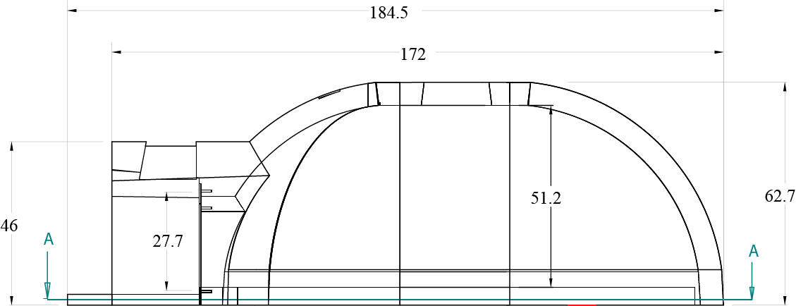 GUSTO 110 SUPER FORNO A LEGNA MARSICAMIN