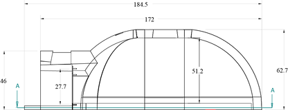 GUSTO 110 SUPER FORNO A LEGNA MARSICAMIN