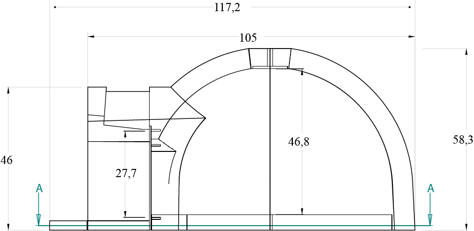Four à bois Marsicamin Gusto 80