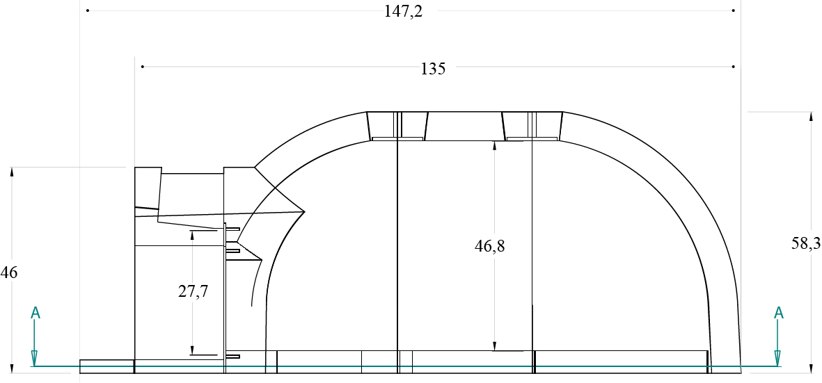 GUSTO 80 SUPER FORNO A LEGNA MARSICAMIN