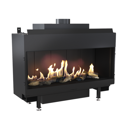 CAMINO GAS 100 FRONTALE METANO G 20 KW 13 MARSICAMIN