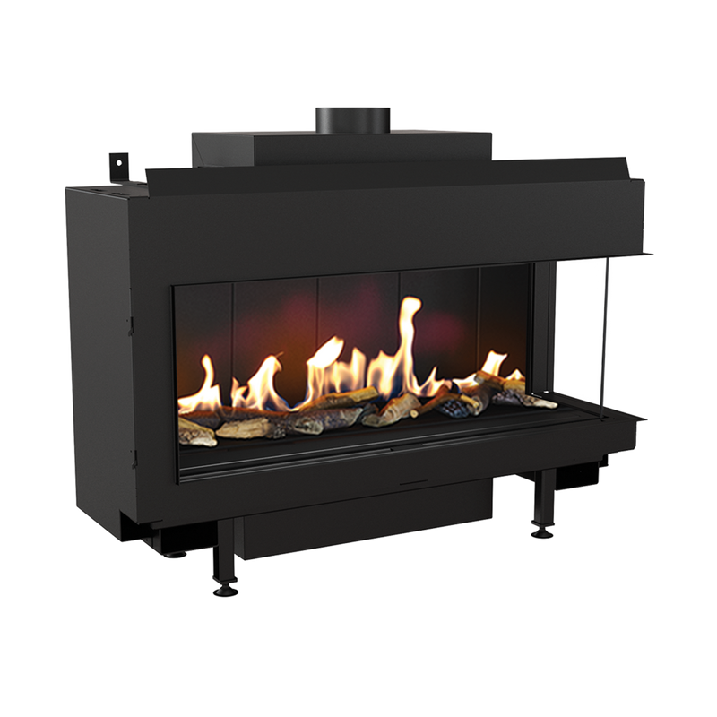 CAMINO GAS 100 LATERALE DX METANO G 20 KW 13 MARSICAMIN