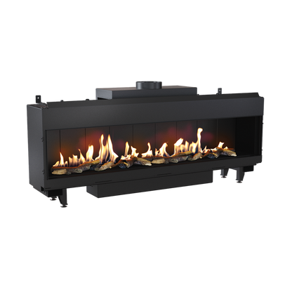 CAMINO GAS 200 FRONTALE METANO G 20 KW 22 MARSICAMIN