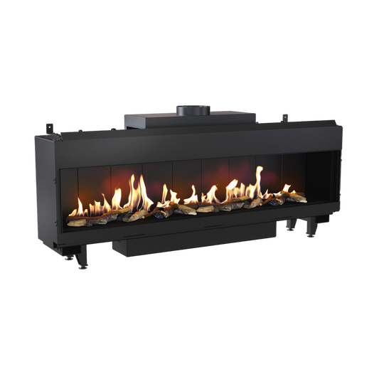 CAMINO GAS 200 FRONTALE METANO G 20 KW 22 MARSICAMIN