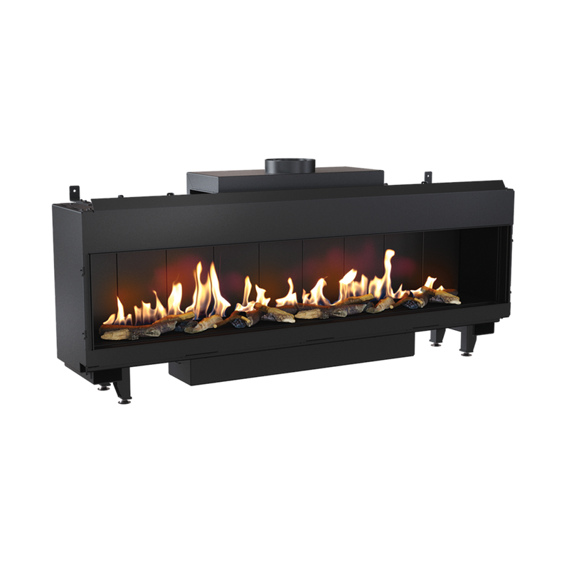 CAMINO GAS 200 FRONTALE METANO G 20 KW 22 MARSICAMIN