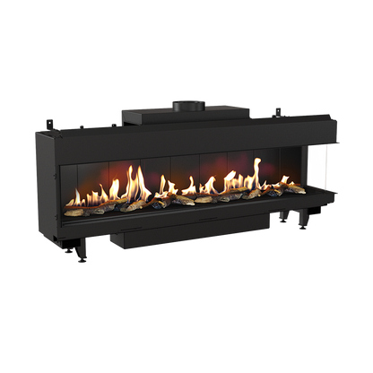 CAMINO GAS 200 LATERALE DX METANO G 20 KW 22 MARSICAMIN