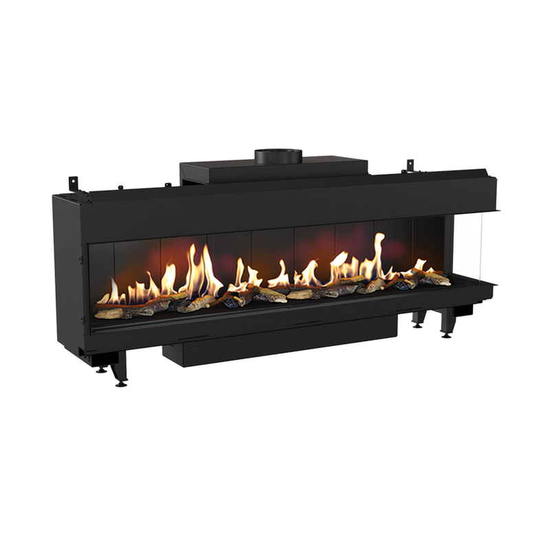 CAMINO GAS 200 LATERALE DX METANO G 20 KW 22 MARSICAMIN