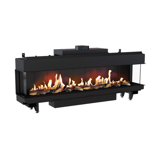 CAMINO GAS 200 TRIFACCIALE METANO G 20 KW 22 MARSICAMIN