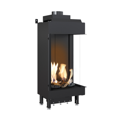 CAMINO GAS 50 VERTICAL LATERALE DX METANO G 20 KW 8 MARSICAMIN