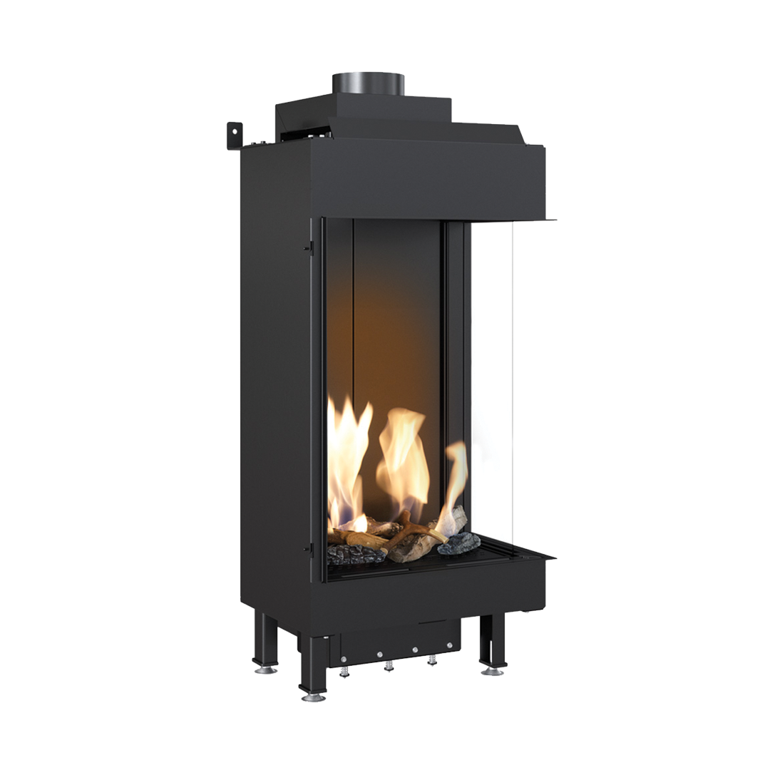 CAMINO GAS 50 VERTICAL LATERALE DX GPL G 31 KW 7 MARSICAMIN