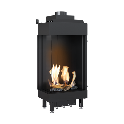 CAMINO GAS 50 VERTICAL LATERALE SX METANO G 20 KW 8 MARSICAMIN