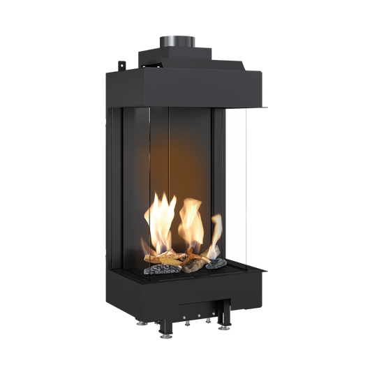 CAMINO GAS 50 VERTICAL TRIFACCIALE GPL G 31 KW 7 MARSICAMIN