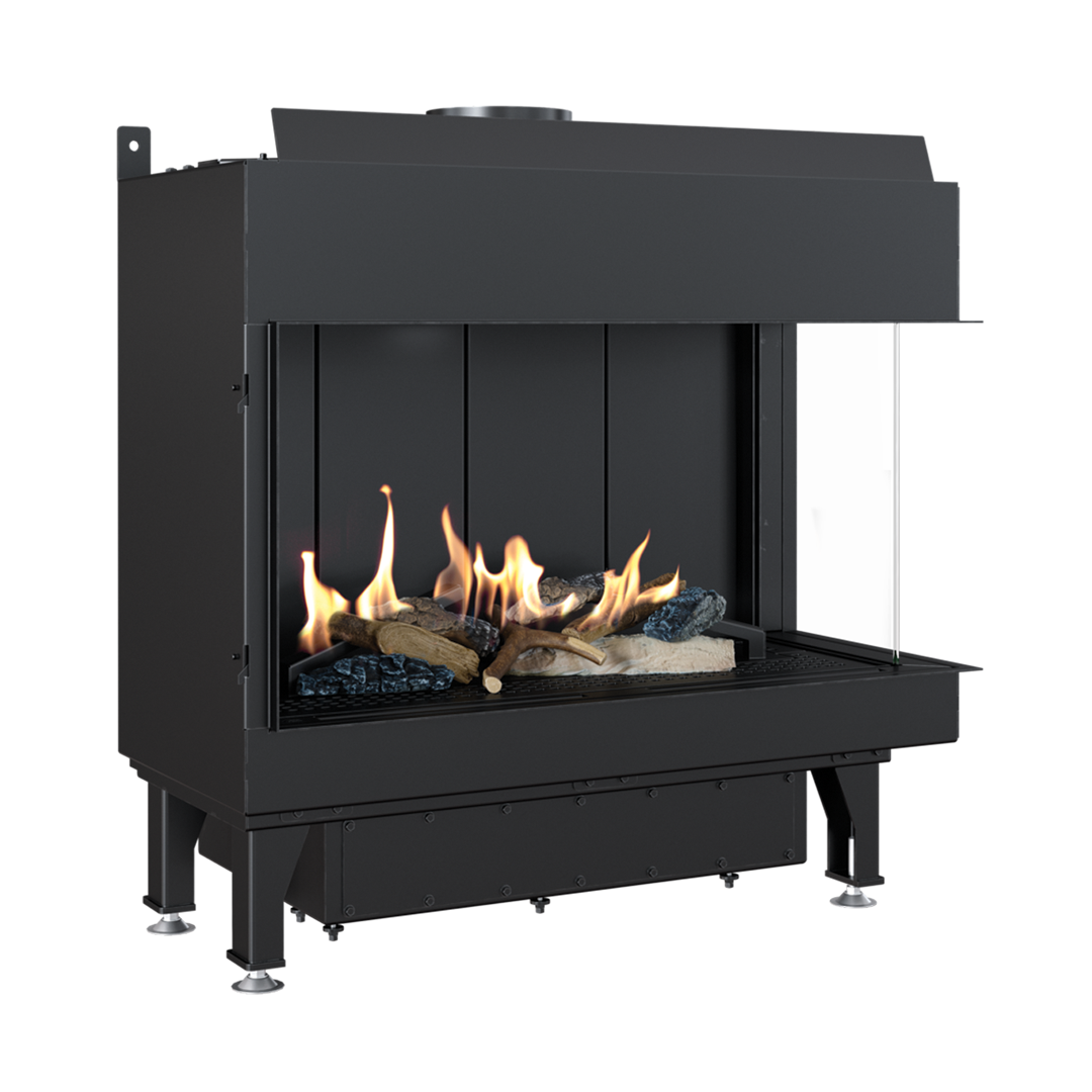 CAMINO GAS 70 LATERALE DX METANO G 20 KW 8 MARSICAMIN