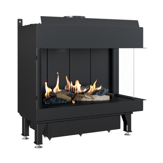 CAMINO GAS 70 LATERALE DX METANO G 20 KW 8 MARSICAMIN