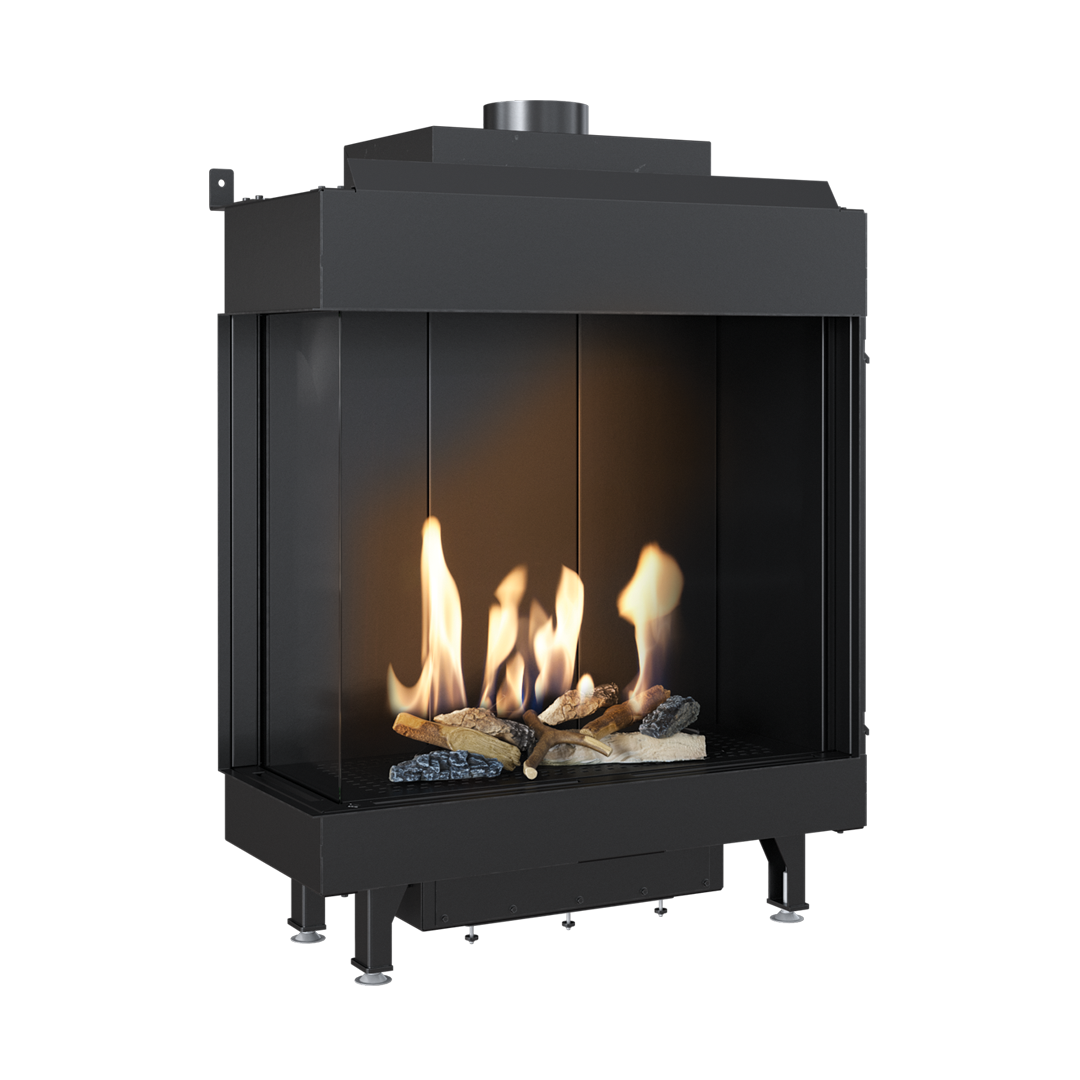 CAMINO GAS 80 VERTICAL LATERALE SX GPL G 31 KW 9,4 MARSICAMIN