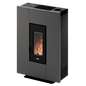 Grace 7 Up Metallo Antracite Stufa a Pellet 6,9 Kw Ad Aria CADEL