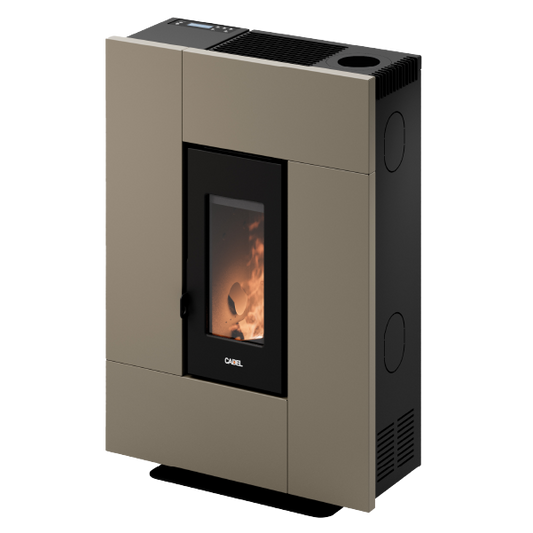 Grace 7 Up Metallo Light Bronze Stufa a Pellet 6,9 Kw Ad Aria CADEL