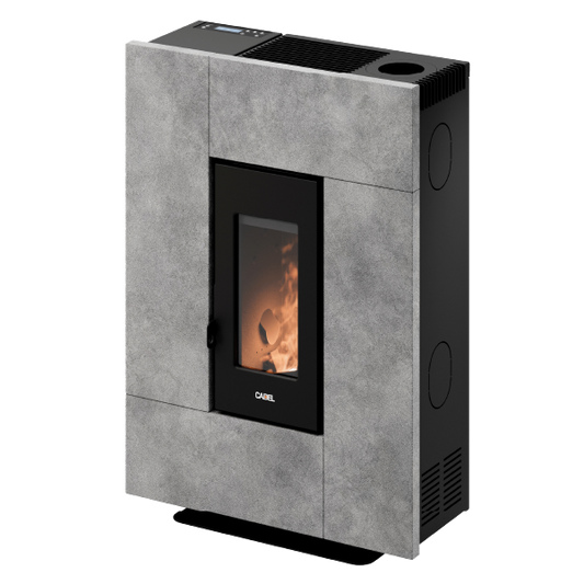 Grace 7 Up Pietra Serpentino Stufa a Pellet 6,9 Kw Ad Aria CADEL