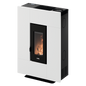 Grace 7 Up-Twin Metallo Bianco Stufa a Pellet 6,9 Kw Ad Aria CADEL