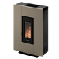 Grace 7 Metallo Light Bronze Stufa a Pellet 6,9 Kw Ad Aria CADEL