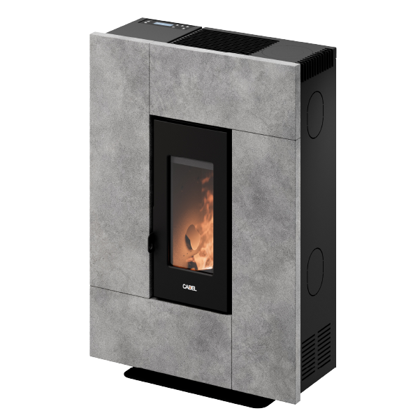Grace 7 Pietra Serpentino Stufa a Pellet 6,9 Kw Ad Aria CADEL