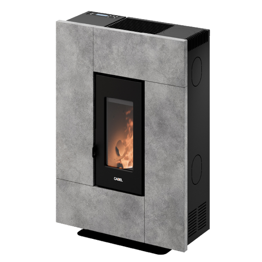 Grace 7 Pietra Serpentino Stufa a Pellet 6,9 Kw Ad Aria CADEL