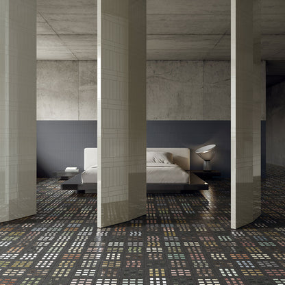 FOREVER COLOR HIGH GLOSS GREY 6X25 CIR CERAMICHE