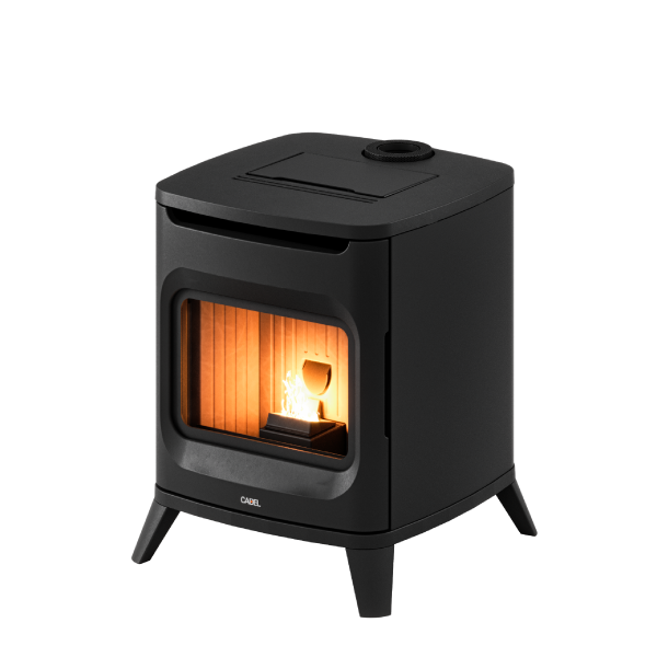 Hublot 6 Up Twin Stufa a Pellet 6 Kw Ad Aria CADEL