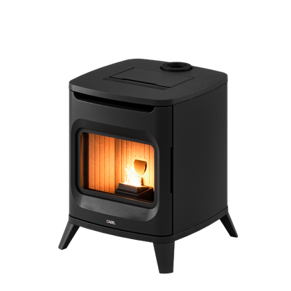 Hublot 6 Up-Twin Stufa a Pellet Ventilata 6 kW Cadel