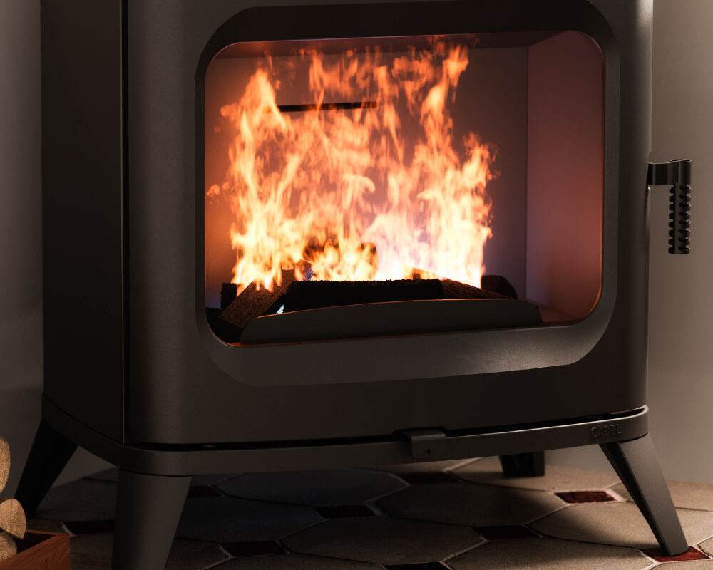 Hublot 8 Wood Air Stufa a Legna 7,5 Kw Ad Aria CADEL