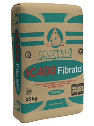 IC 400 Grigio Fibrato kg.25 Premar