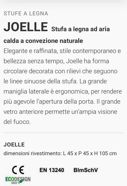 Joelle Natural Convection Wood Stove