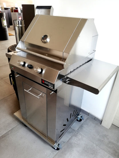 Fry Top 500 2 Fuochi Barbeque a  Gas Caminetti Montegrappa