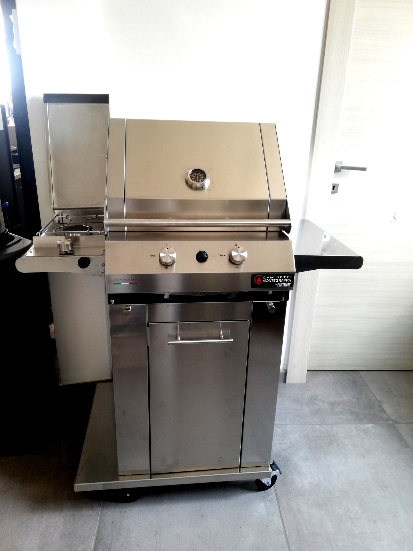 Fry Top 500 2 Fuochi Barbeque a  Gas Caminetti Montegrappa