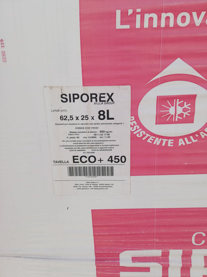 Siporex 8x25x62.5