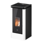 Icon Plus 9 Metallo Bianco Stufa a Pellet 8,5 Kw Canalizzata Ad Aria CADEL