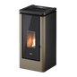 Icon Plus 9 Metallo Light Bronze Stufa a Pellet 8,5 Kw Canalizzata Ad Aria CADEL