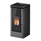 Icon Plus 9 Metallo Titanium Stufa a Pellet 8,5 Kw Canalizzata Ad Aria CADEL