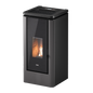 Icon Plus 9 Metallo Antracite Stufa a Pellet 8,5 Kw Canalizzata Ad Aria CADEL