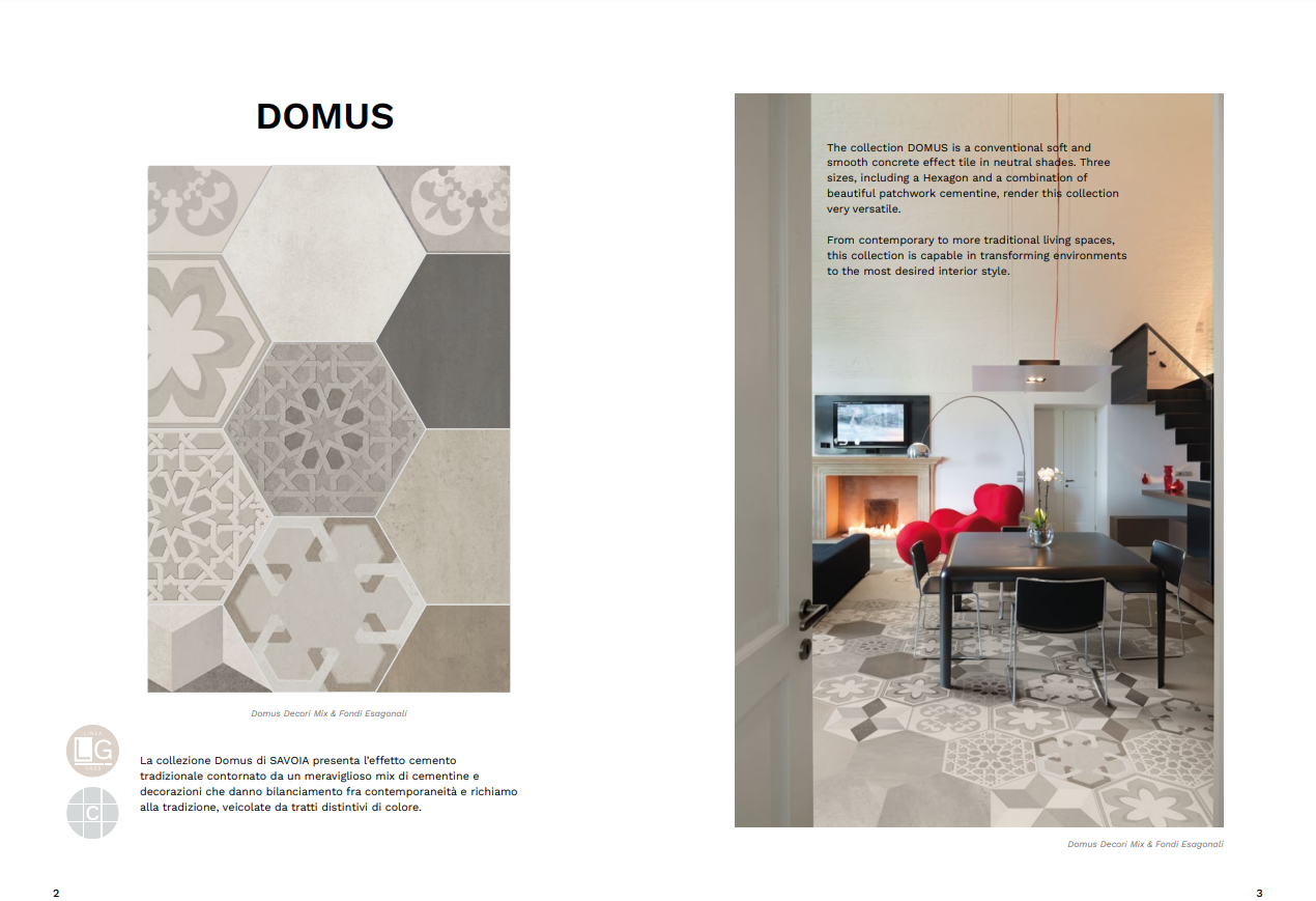 Domus Sabbia Hexagon 40x35 Savoy Italy