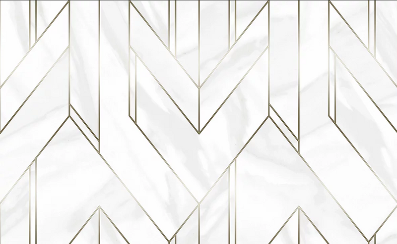 Lengo White Decoro 33,3x55 Navarti